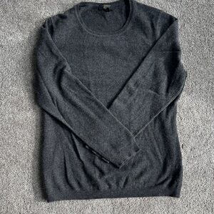 Charter Club Luxury  Dark Gray Crewneck cashmere Sweater